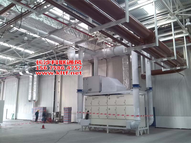 廣汽菲亞特發(fā)動(dòng)機(jī)車間油霧管道除塵